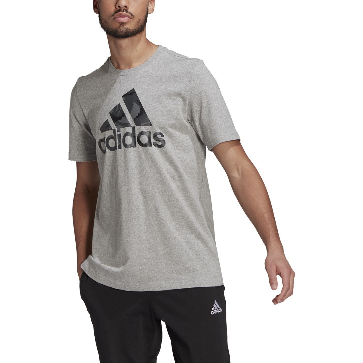 adidas Essentials Camouflage Print Tee - Mens Casual