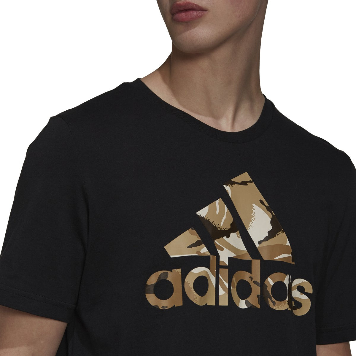 adidas Essentials Camouflage Print Tee - Mens Casual