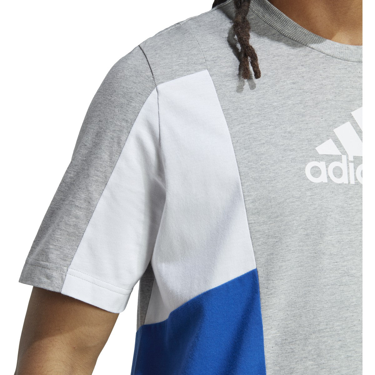 adidas Essentials Colorblock Mens Tshirt