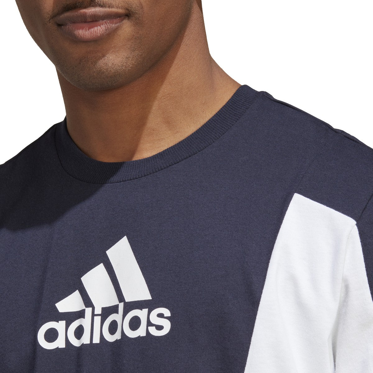 adidas Essentials Colorblock Mens Tshirt