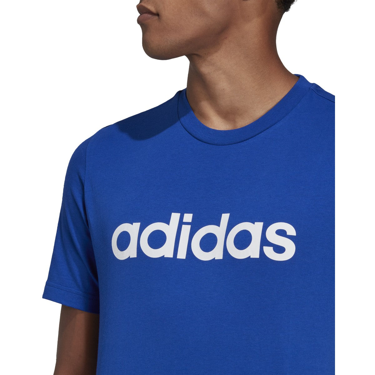 adidas Essentials Emroidered Linear Logo Mens T-Shirt