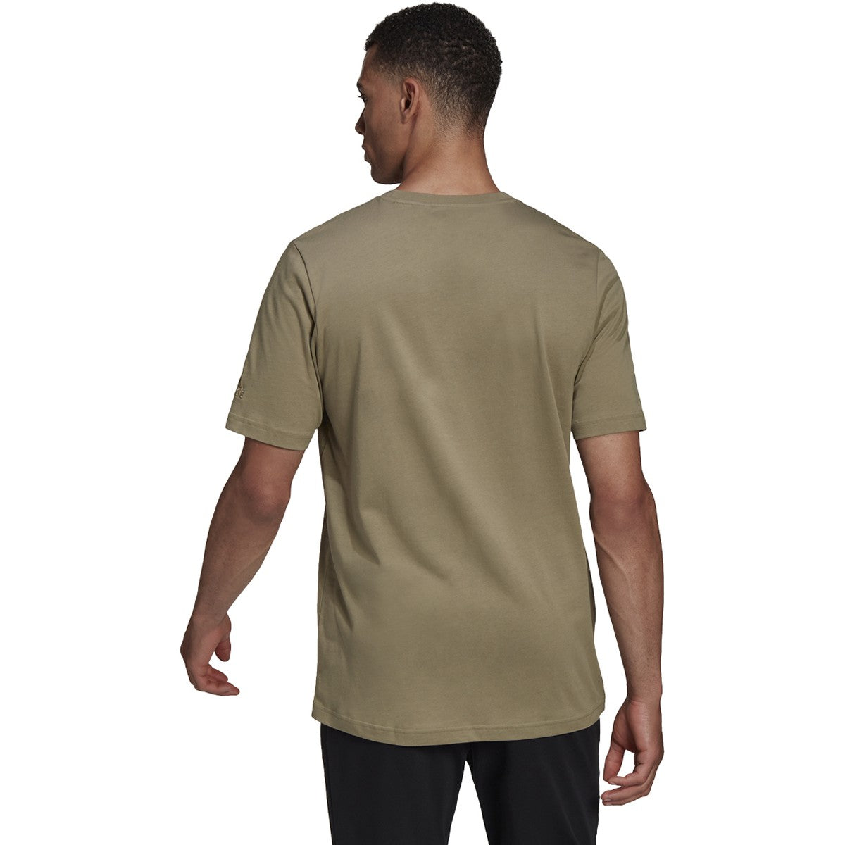 adidas Essentials Emroidered Linear Logo Mens T-Shirt