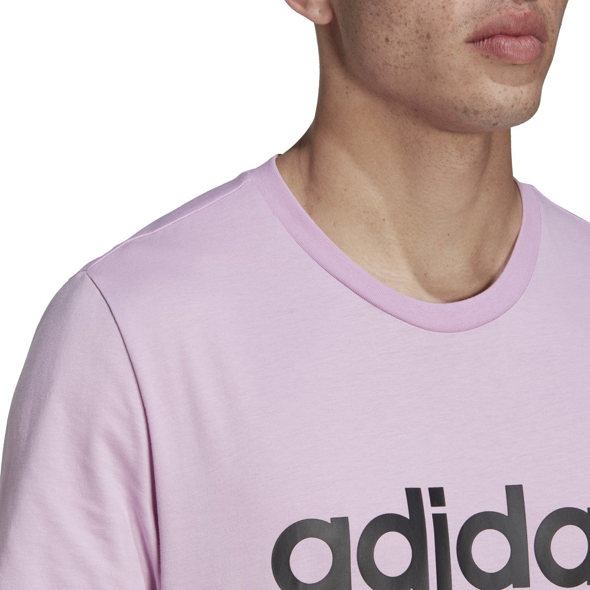 adidas Essentials Emroidered Linear Logo Mens T-Shirt
