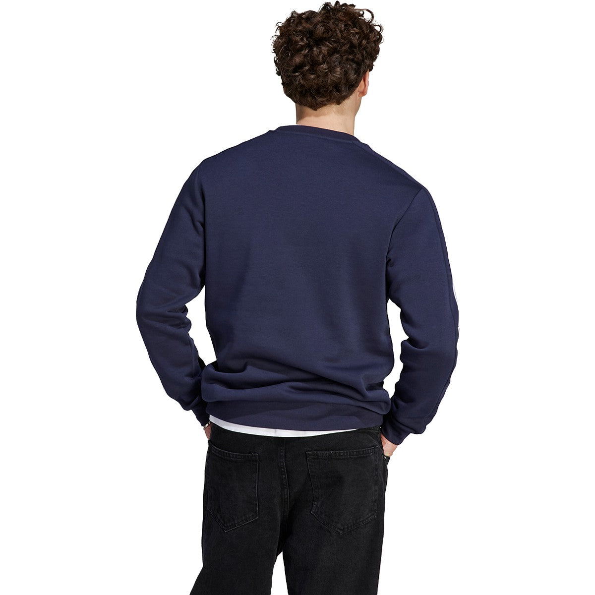 adidas Essentials Fleece 3-Stripes Mens Sweatshirt