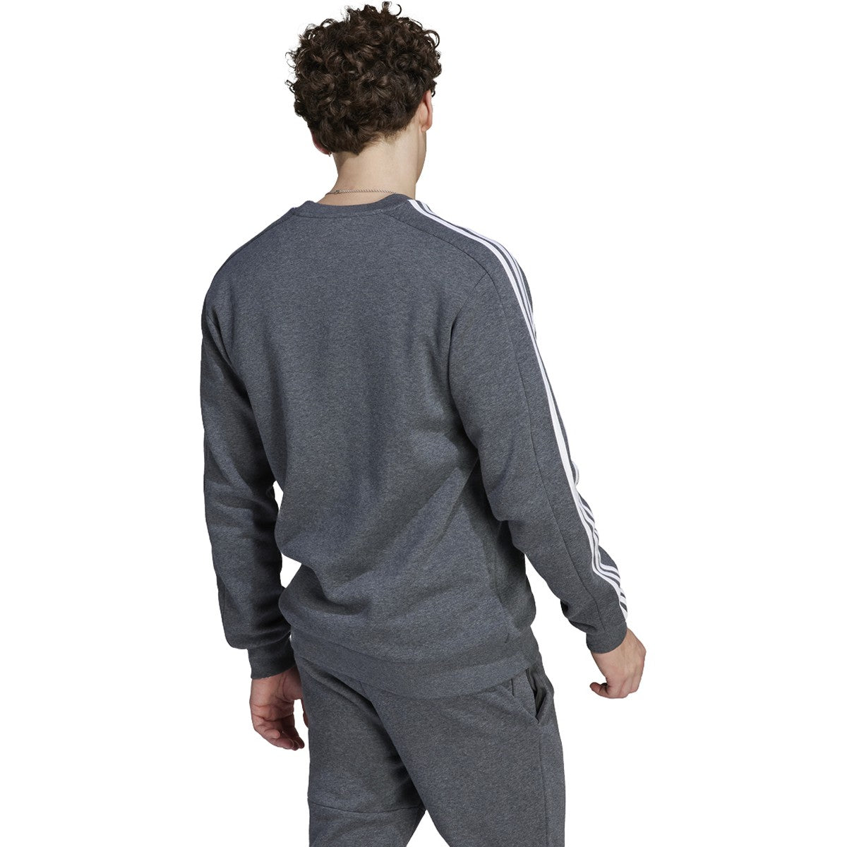 adidas Essentials Fleece 3-Stripes Mens Sweatshirt