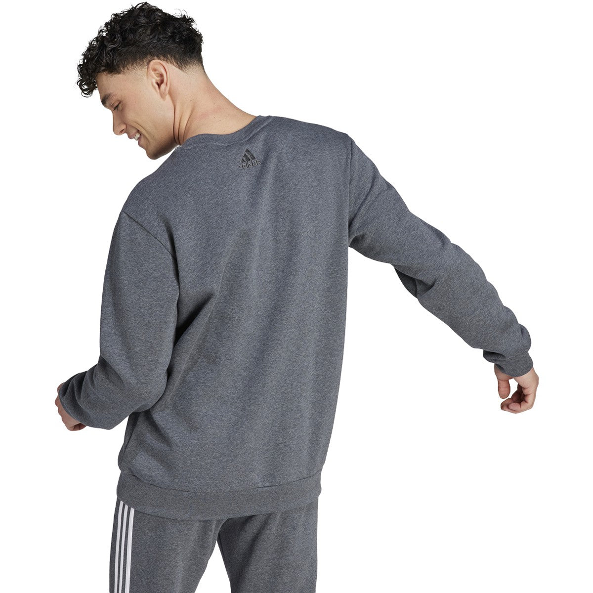 adidas Essentials Fleece Mens Big Logo Sweatshirt