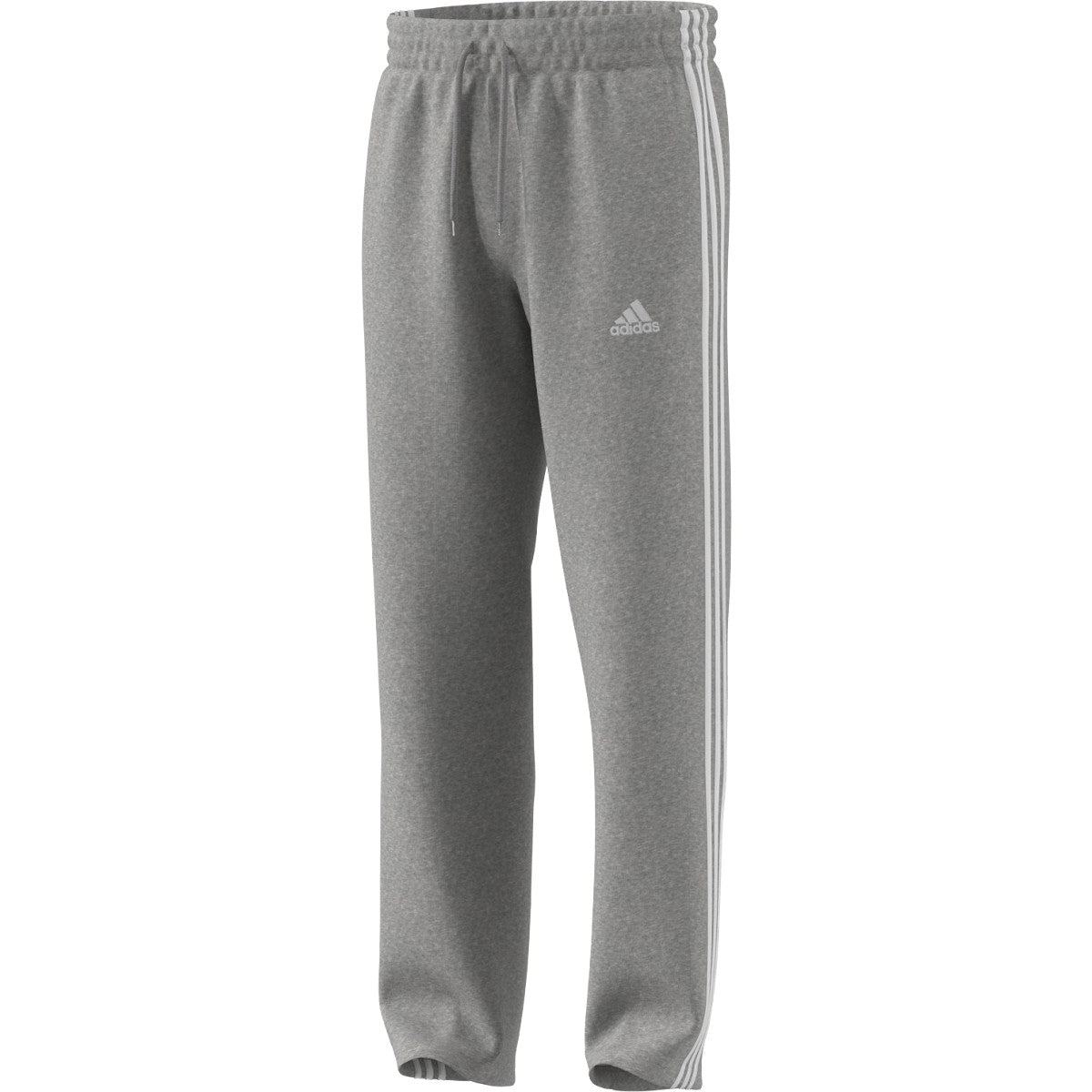 adidas Essentials Fleece Open Hem 3-Stripes Mens Pants