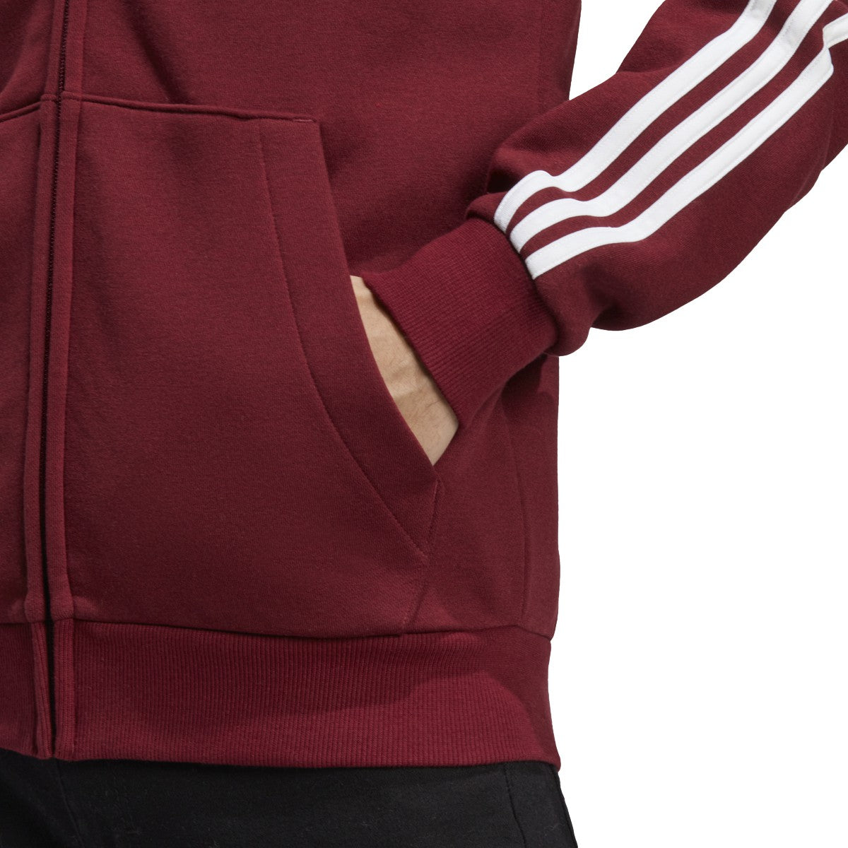 adidas Essentials Full Zip Mens Hoodie