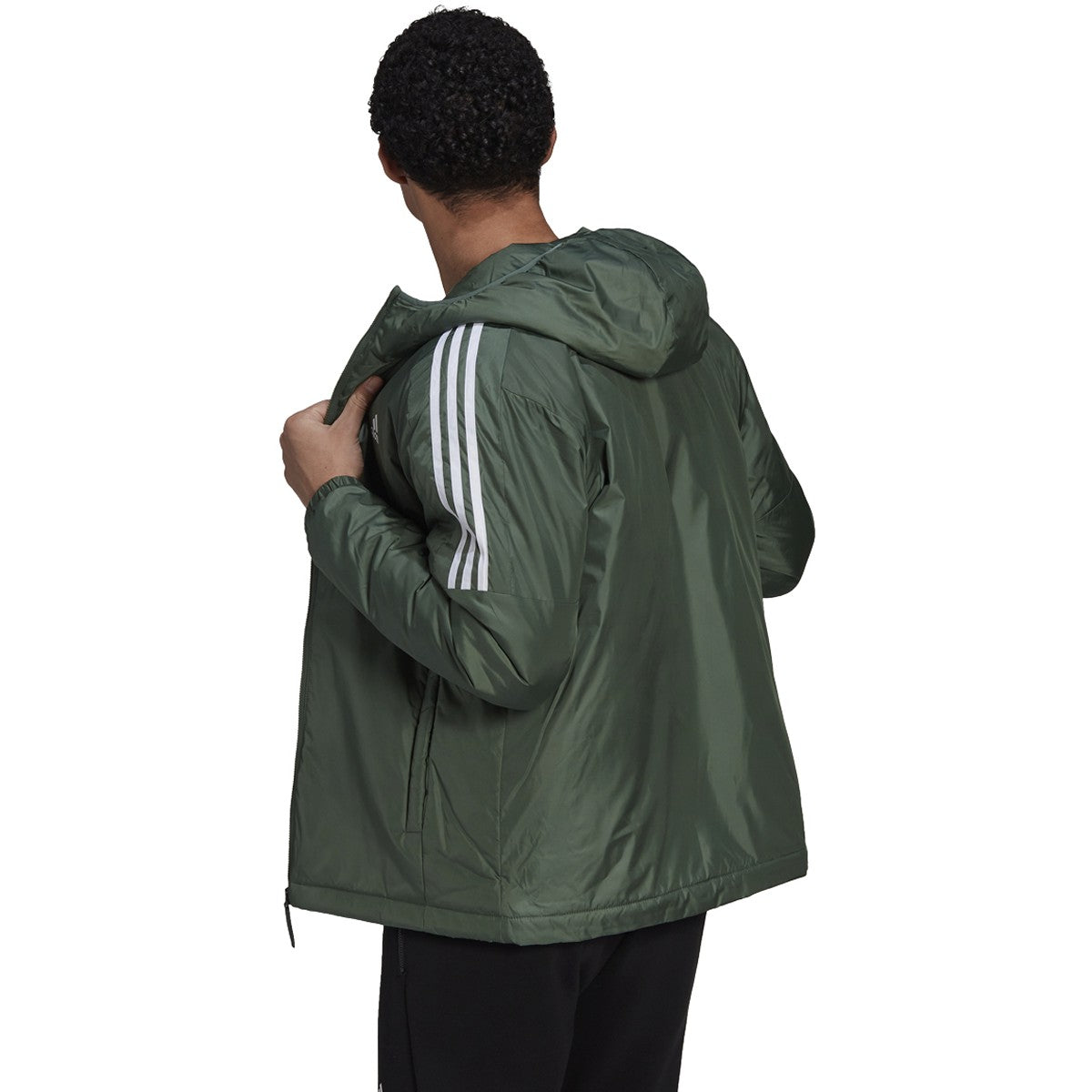 adidas Essentials Insulated Hooded Mens Outdoor Jacket