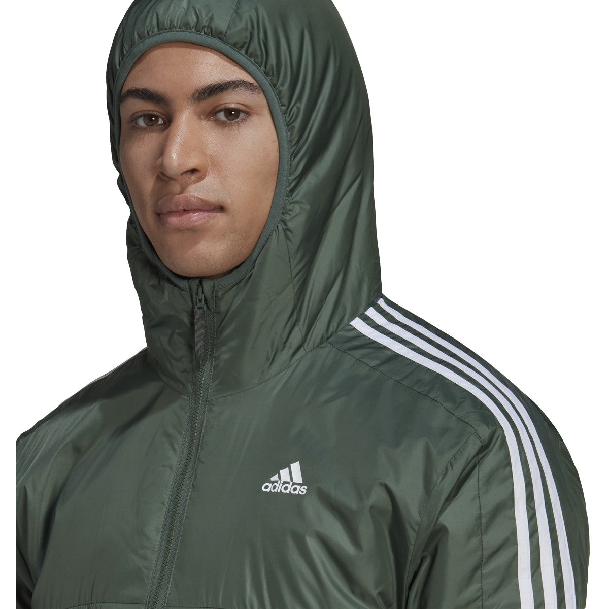 adidas Essentials Insulated Hooded Mens Outdoor Jacket