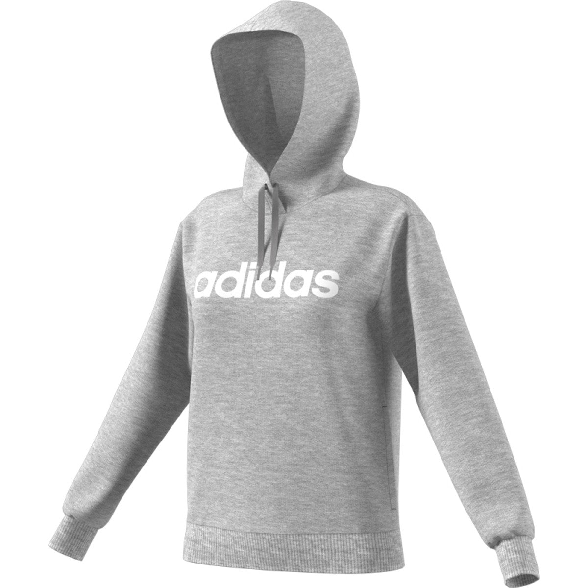 adidas Essentials Linear Logo Womens Fleece Hoodie