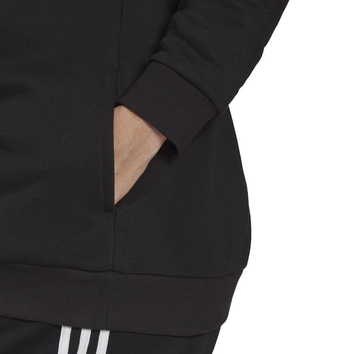 adidas Essentials Womens Plus Size Hoodie with Logo