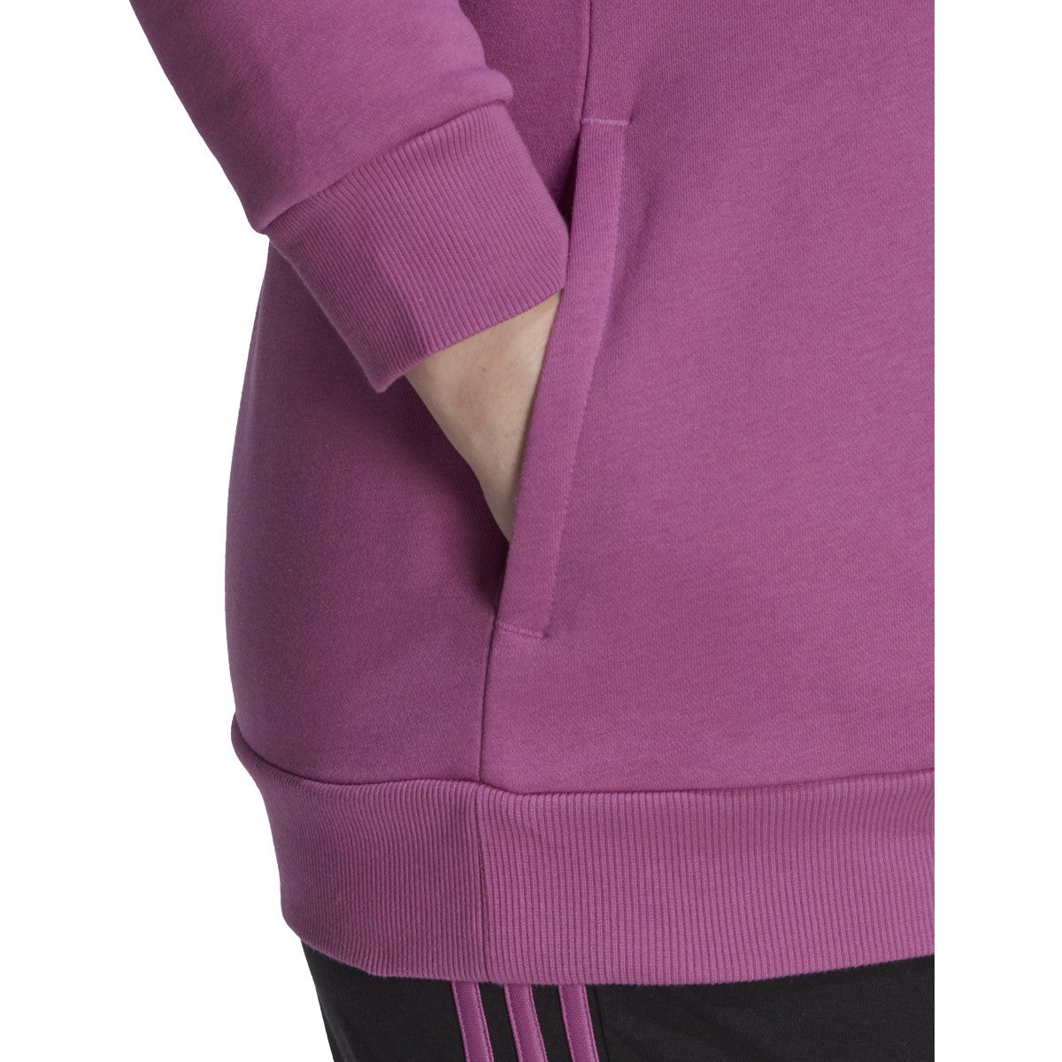 adidas Essentials Womens Plus Size Hoodie with Logo