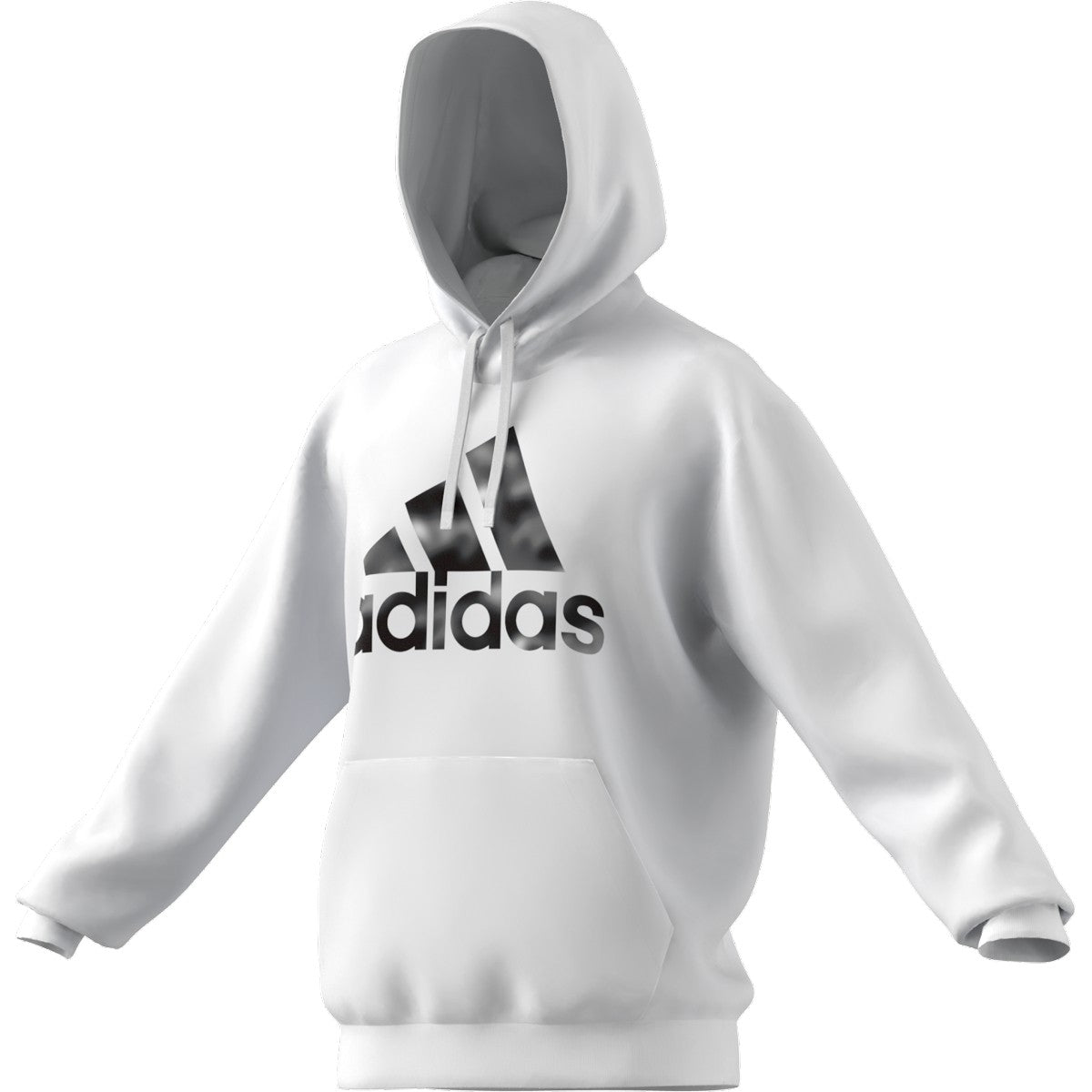 adidas Essentials Mens Camo Logo Hoodie