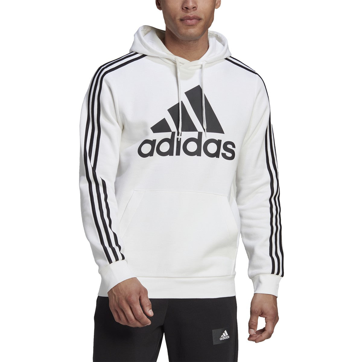 adidas Essentials Pullover Logo Hoodie - Mens Casual