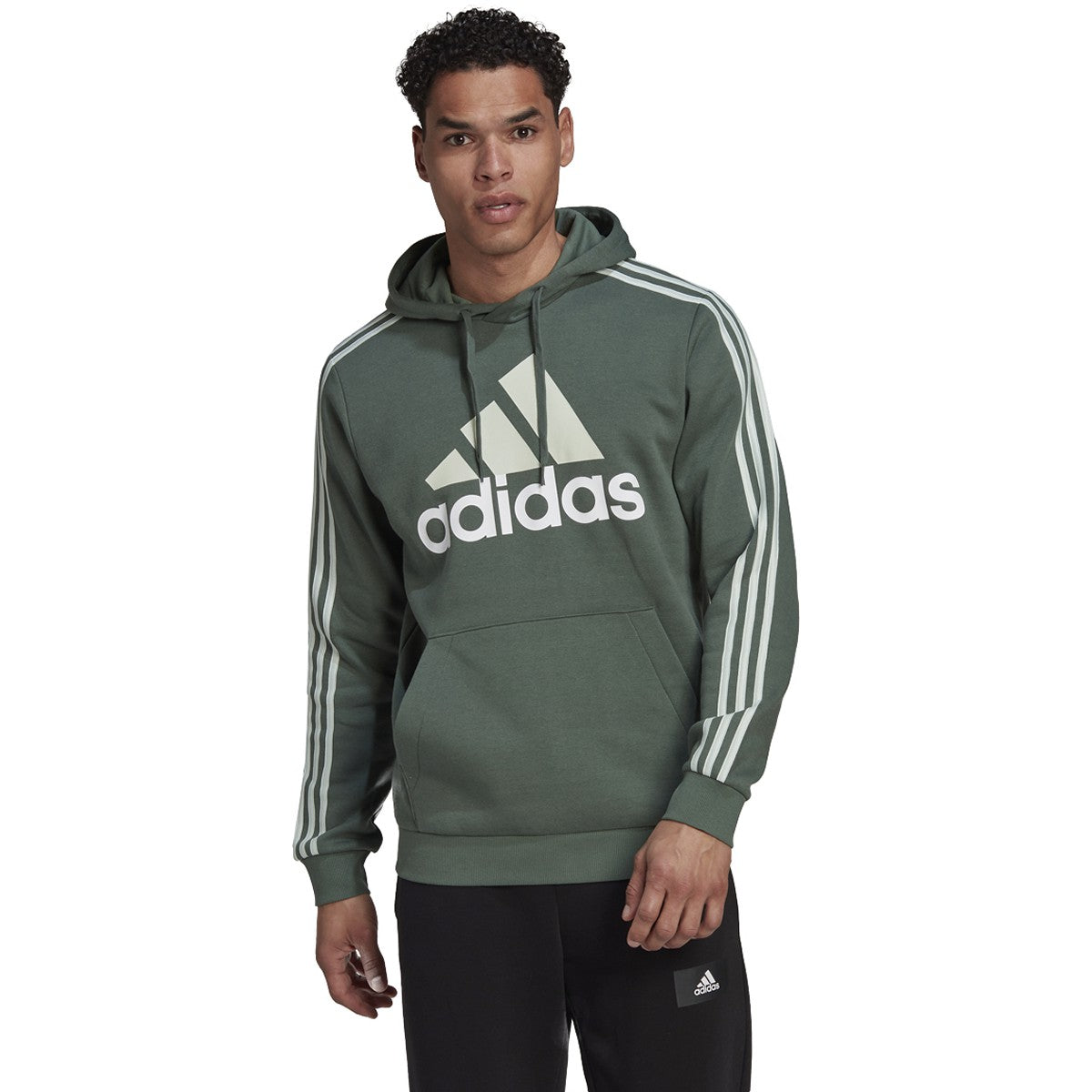 adidas Essentials Pullover Logo Hoodie - Mens Casual