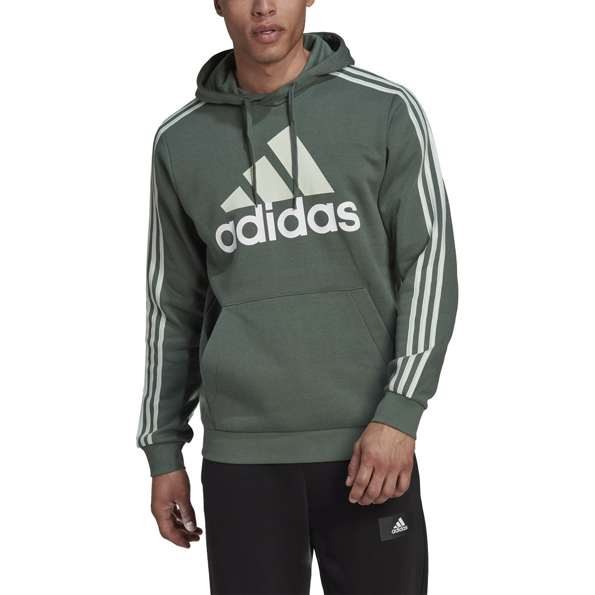 adidas Essentials Pullover Logo Hoodie - Mens Casual