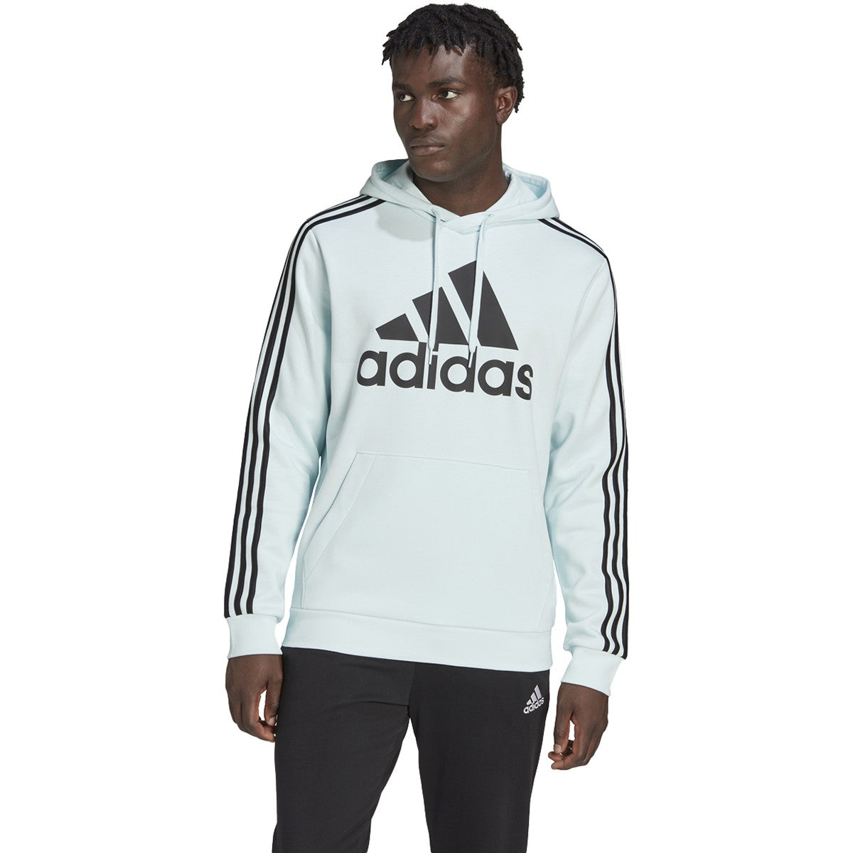 adidas Essentials Pullover Logo Hoodie - Mens Casual