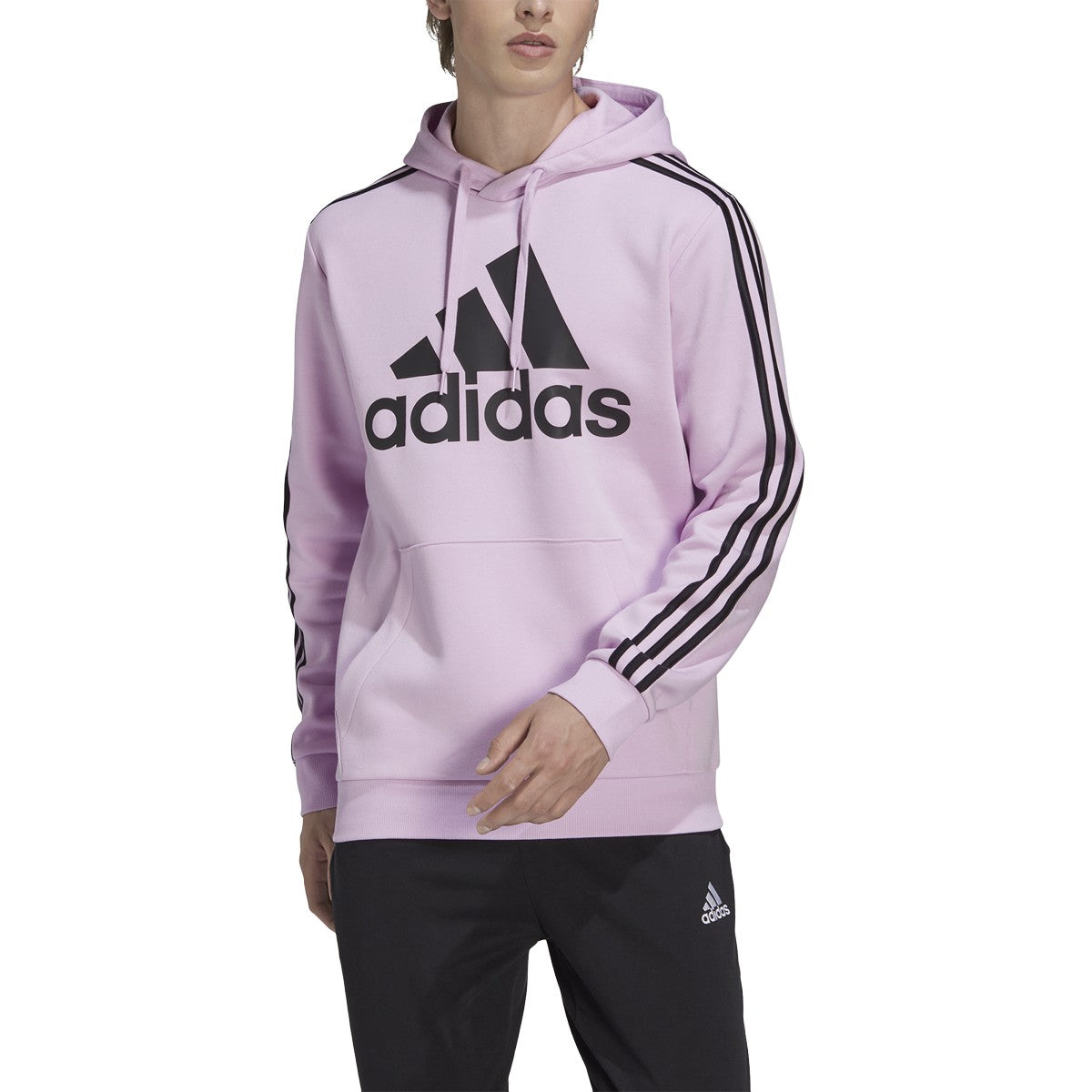 adidas Essentials Pullover Logo Hoodie - Mens Casual