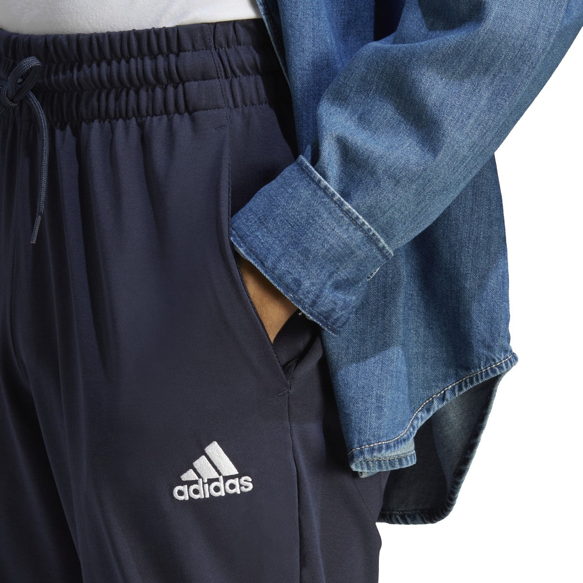 adidas Essentials Mens Tapered Open Hem Pants