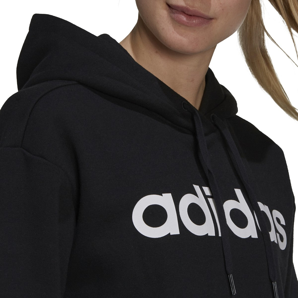 adidas Essentials Womens Oversized Fleece Hoodie