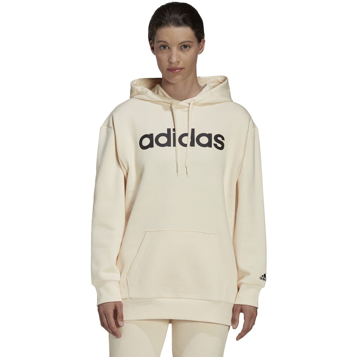 adidas Essentials Womens Oversized Fleece Hoodie