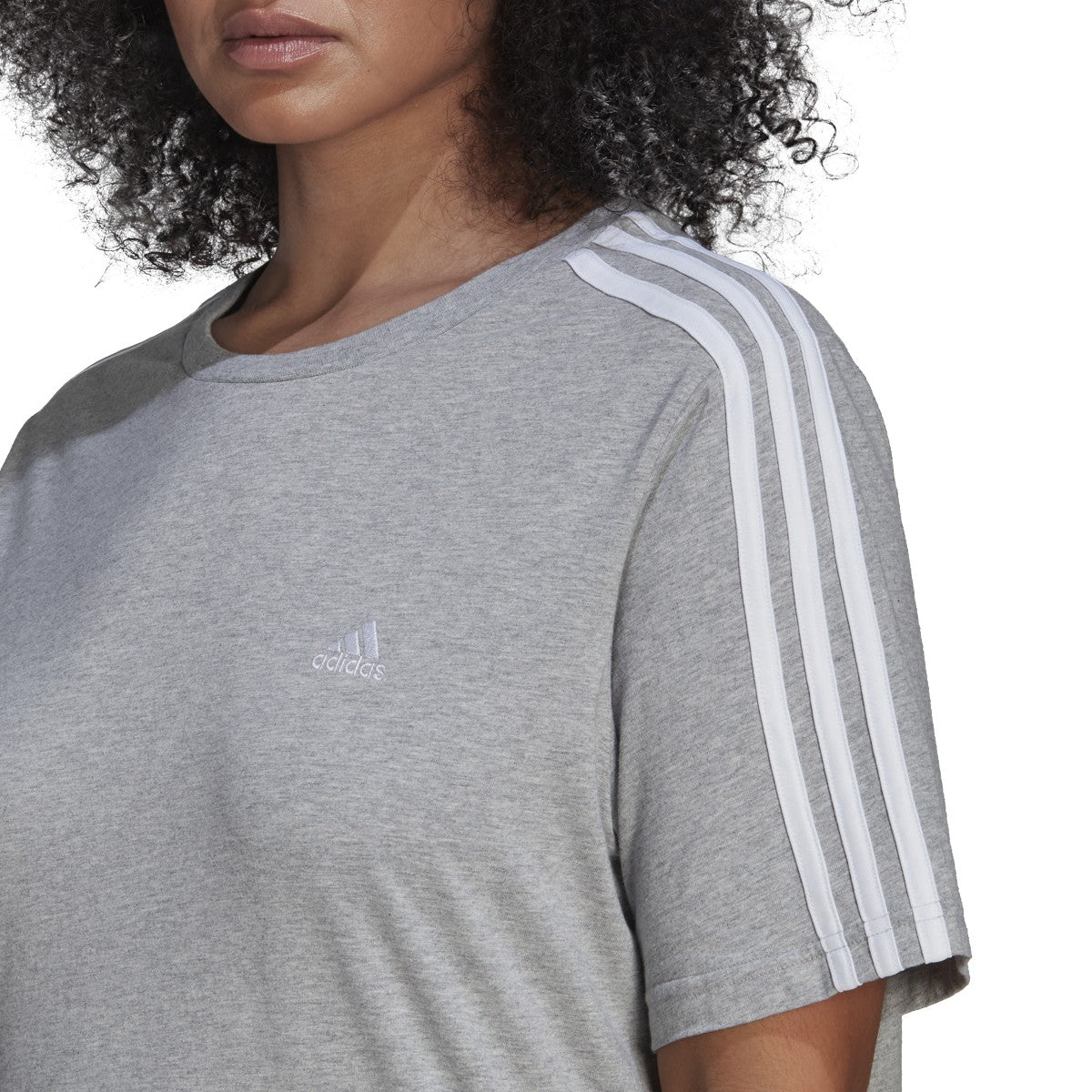 adidas Essentials Womens Slim T-Shirt Plus Size