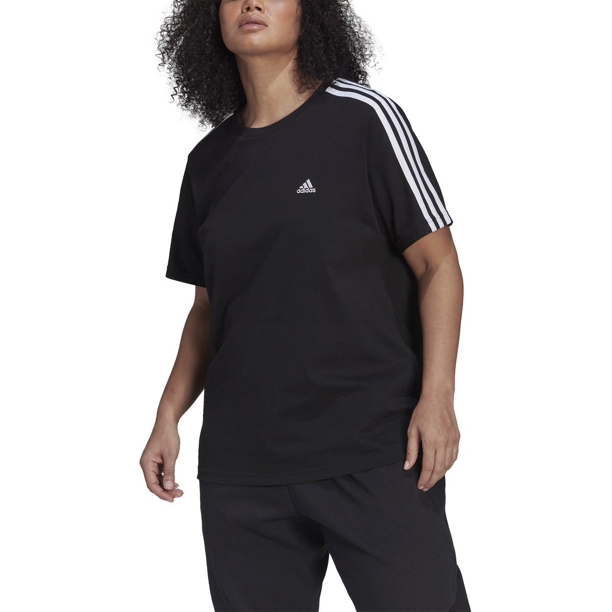 adidas Essentials Womens Slim T-Shirt Plus Size