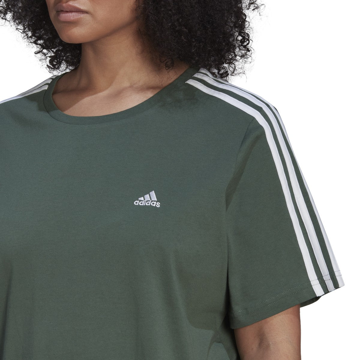 adidas Essentials Womens Slim T-Shirt Plus Size