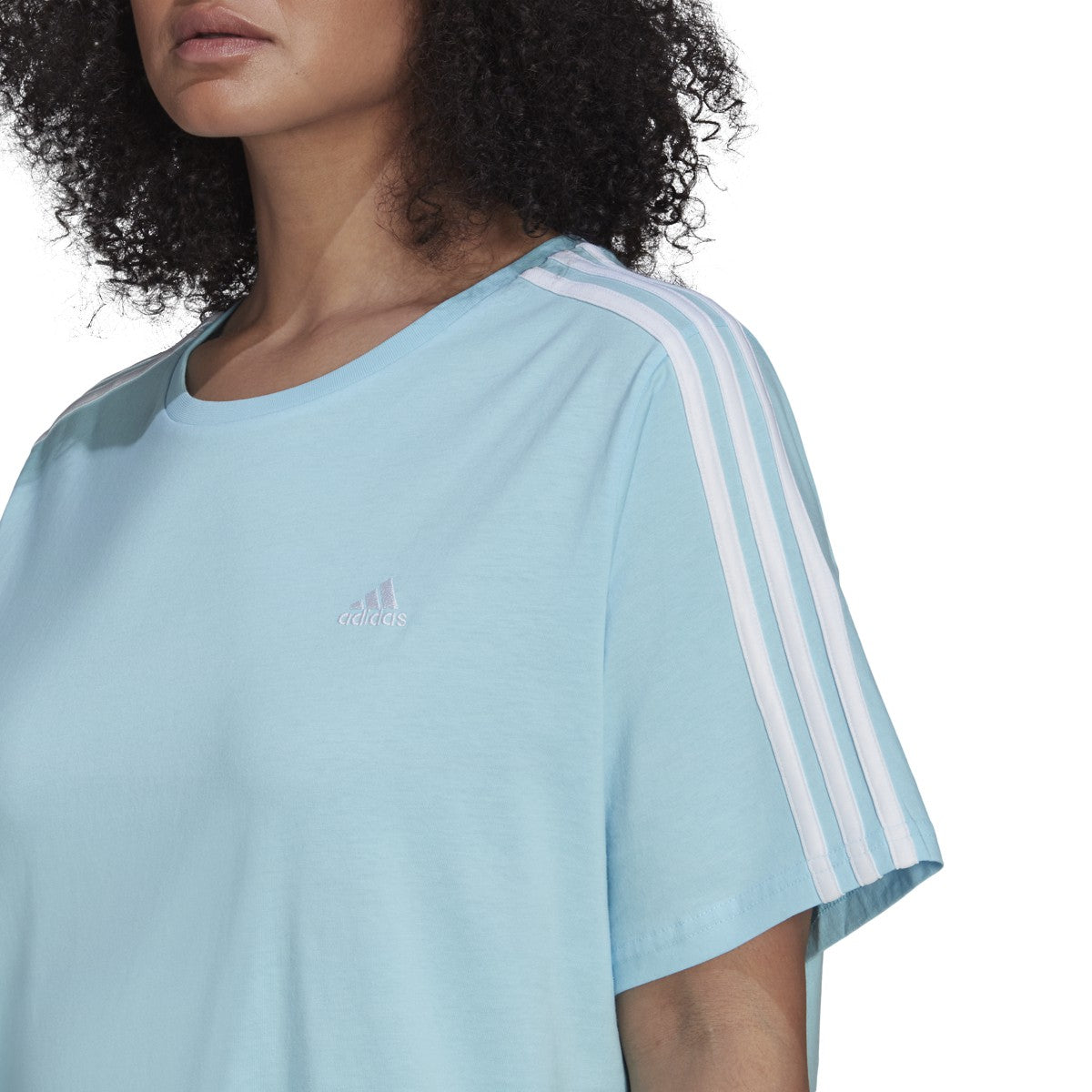 adidas Essentials Womens Slim T-Shirt Plus Size