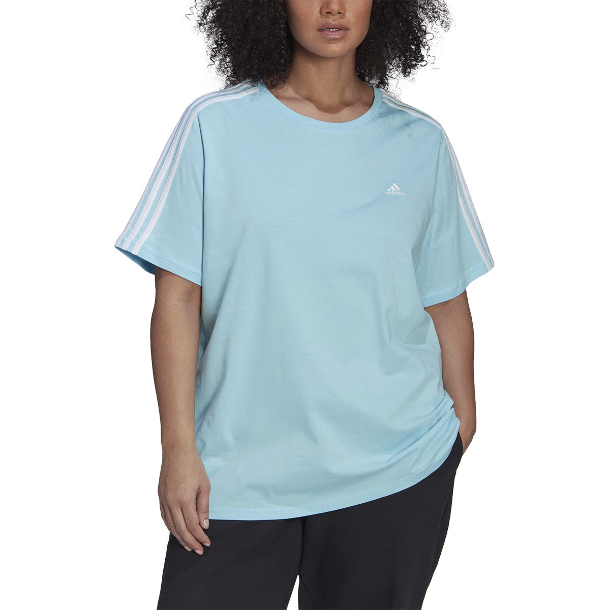 adidas Essentials Womens Slim T-Shirt Plus Size