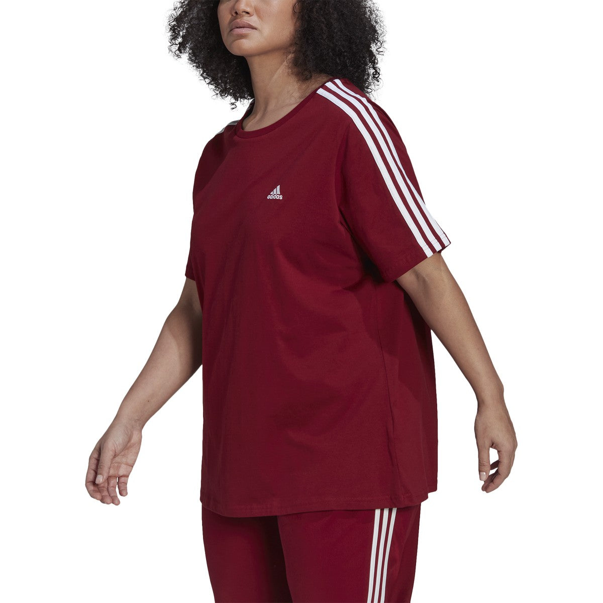 adidas Essentials Womens Slim T-Shirt Plus Size
