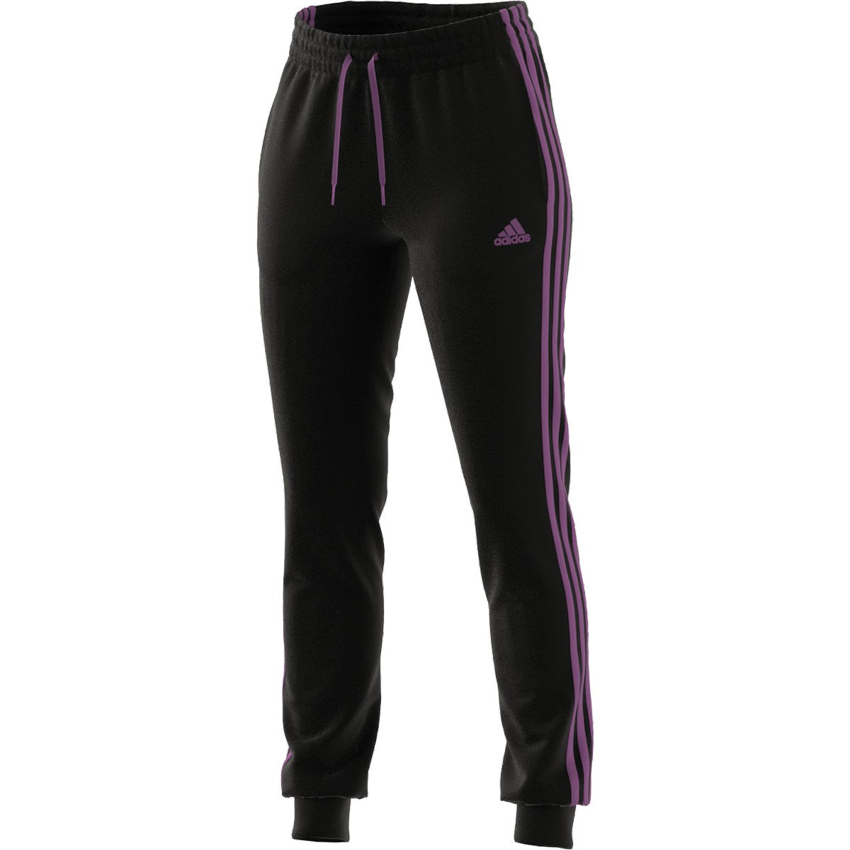 adidas Essentials Slim Tapered Cuffed 3-Stripes Pant - Womens Casual