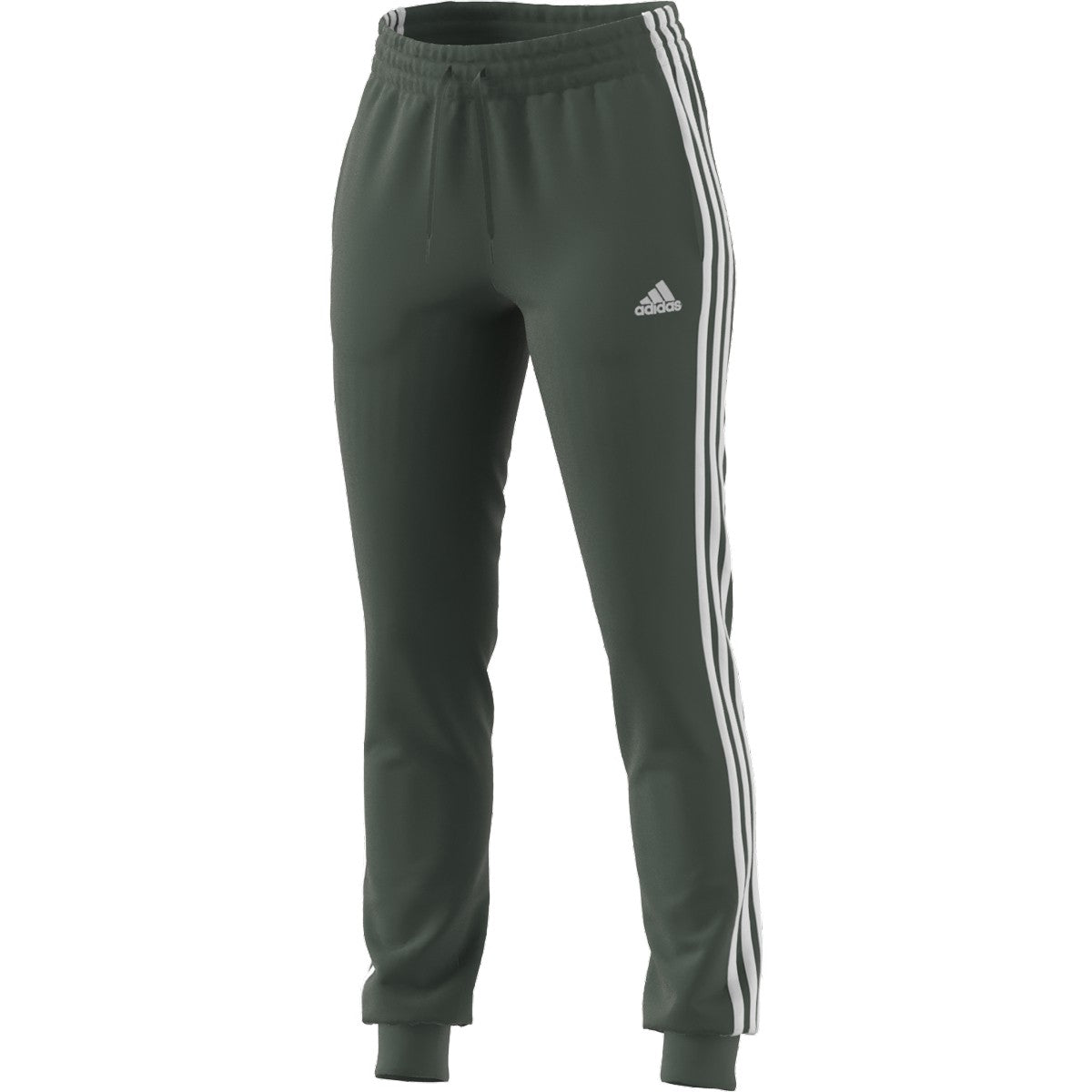 adidas Essentials Slim Tapered Cuffed 3-Stripes Pant - Womens Casual