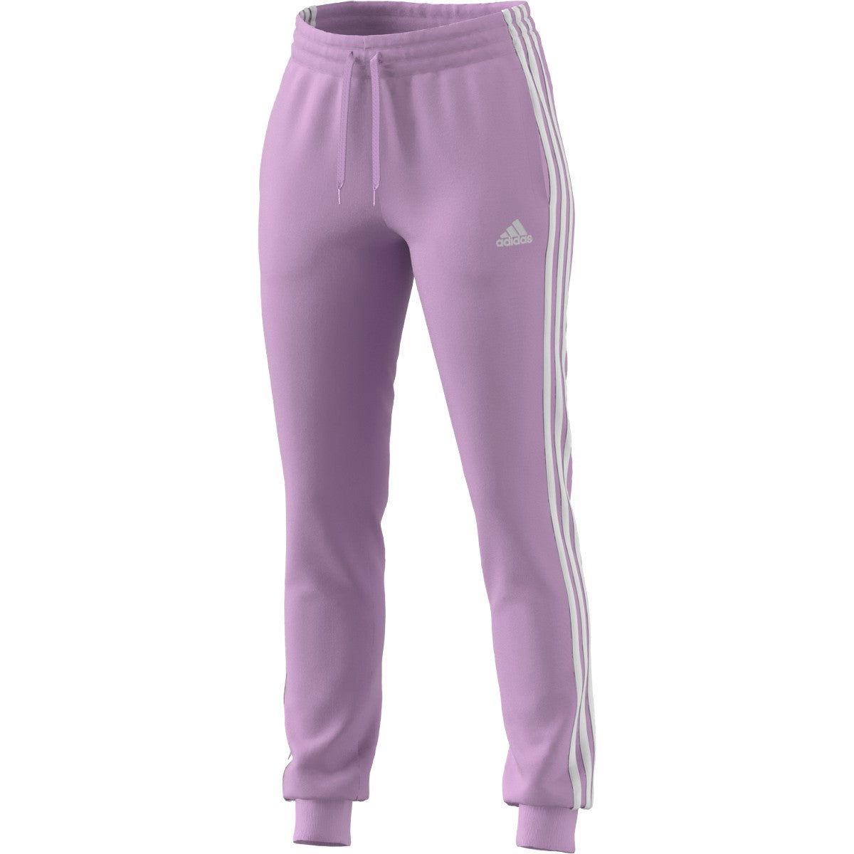 adidas Essentials Slim Tapered Cuffed 3-Stripes Pant - Womens Casual