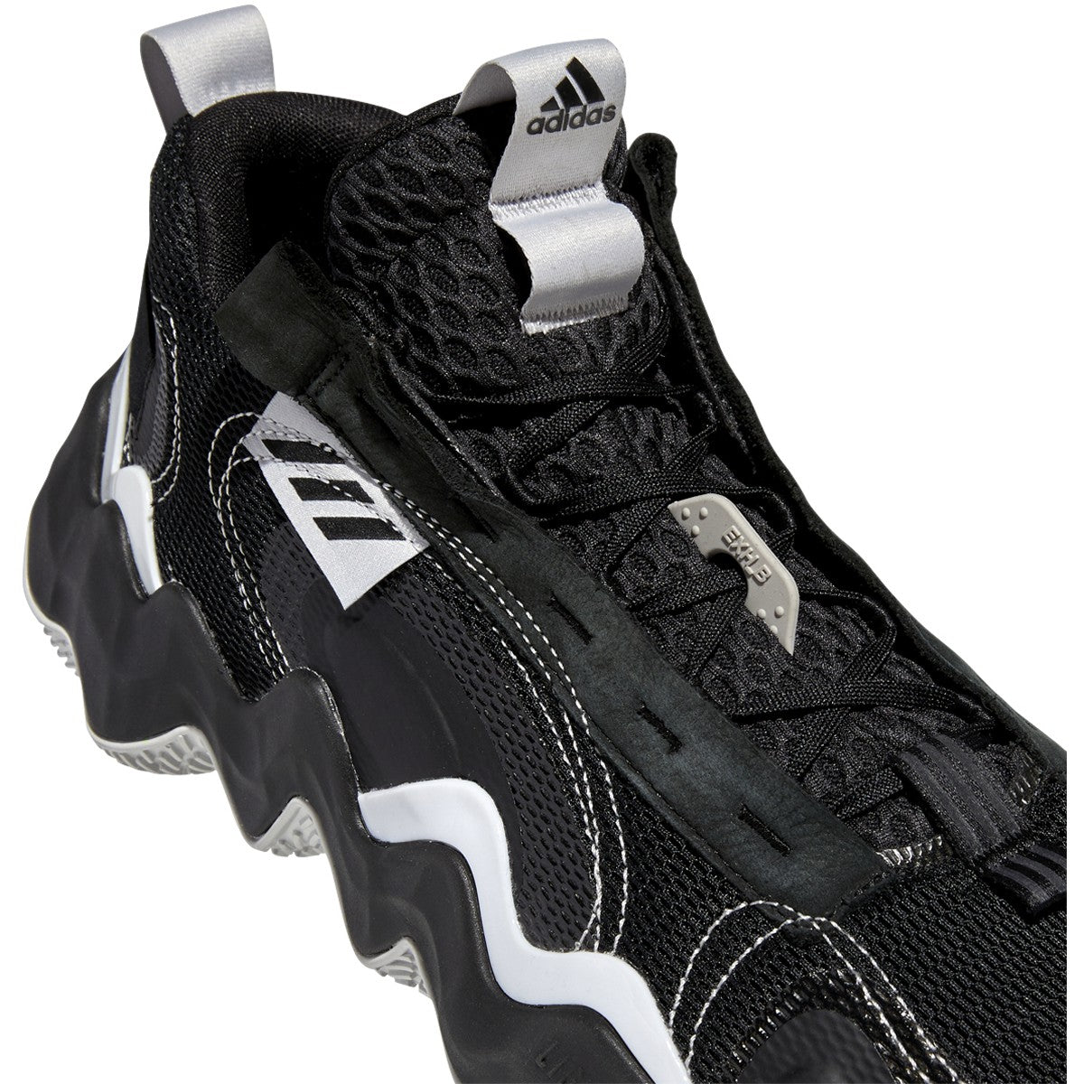 adidas Exhibit B Mens Basketball Shoes in Black