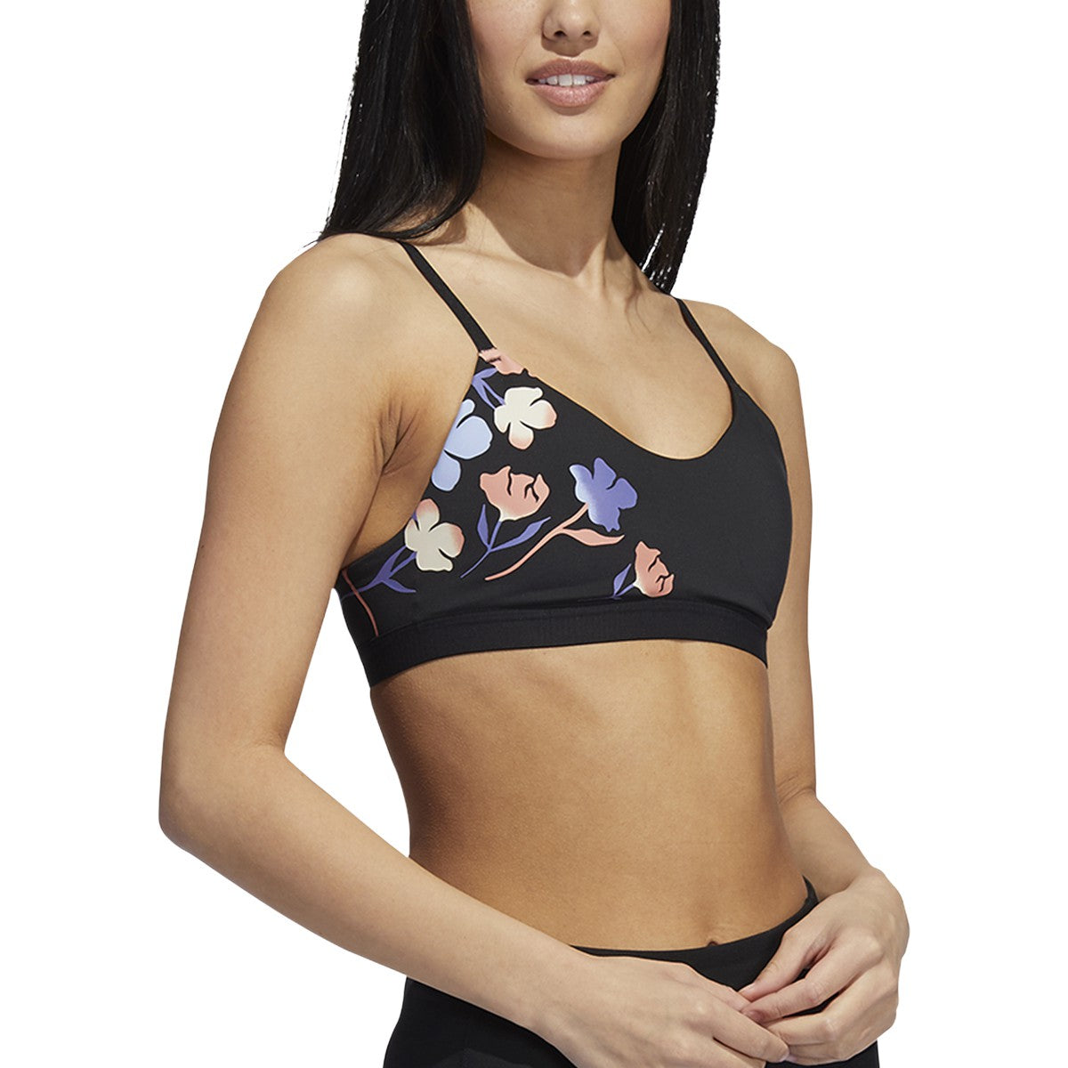 adidas Floral Graphic All Me Bra - Womens Training