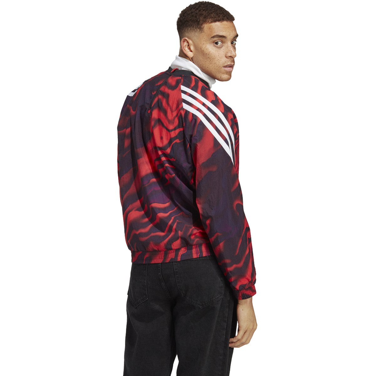 adidas Future Icons All Over Print Mens Crew Neck Sweatshirt