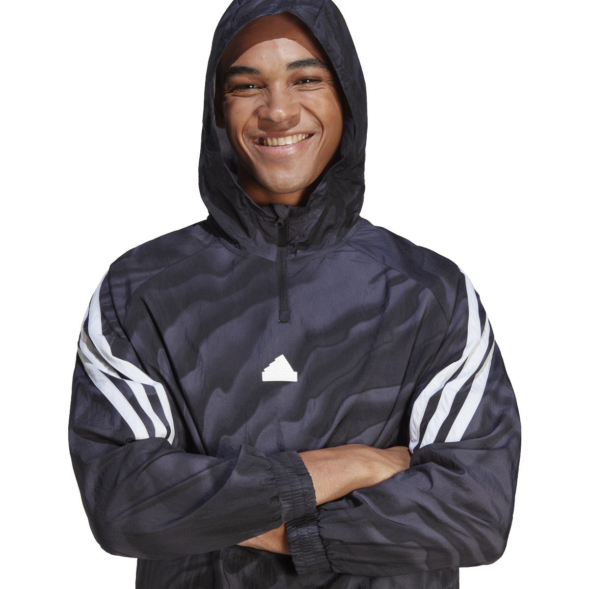 adidas Future Icons All Over Print Mens Hoodie