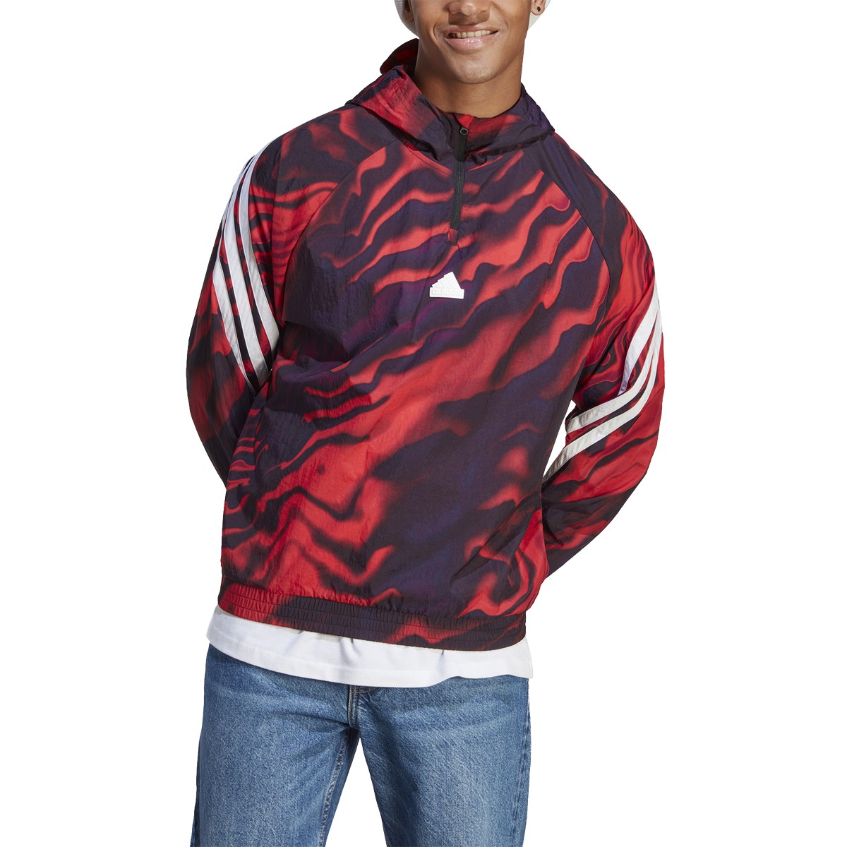 adidas Future Icons All Over Print Mens Hoodie
