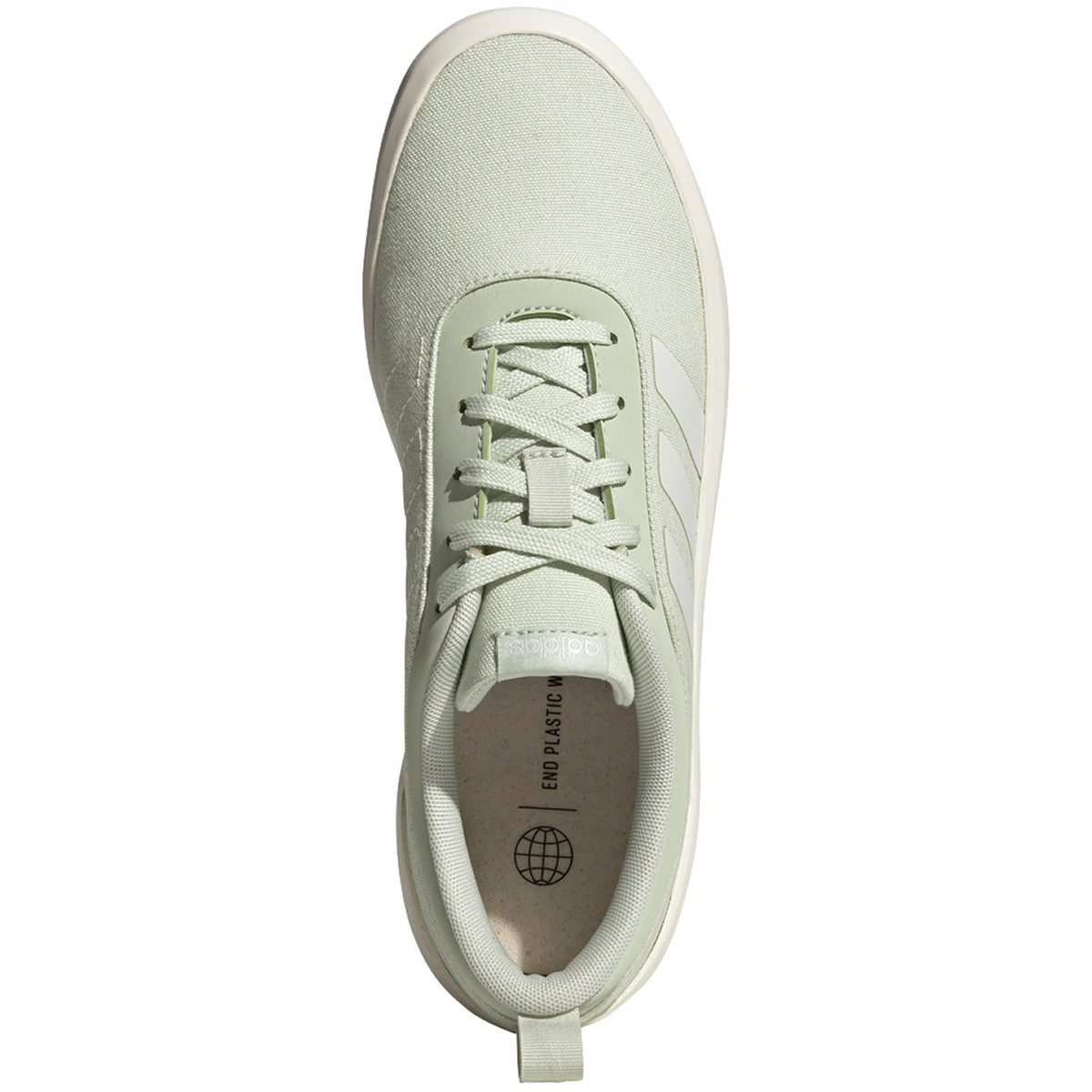 adidas Future Vulc Womens Skateboarding Shoes in Light Green