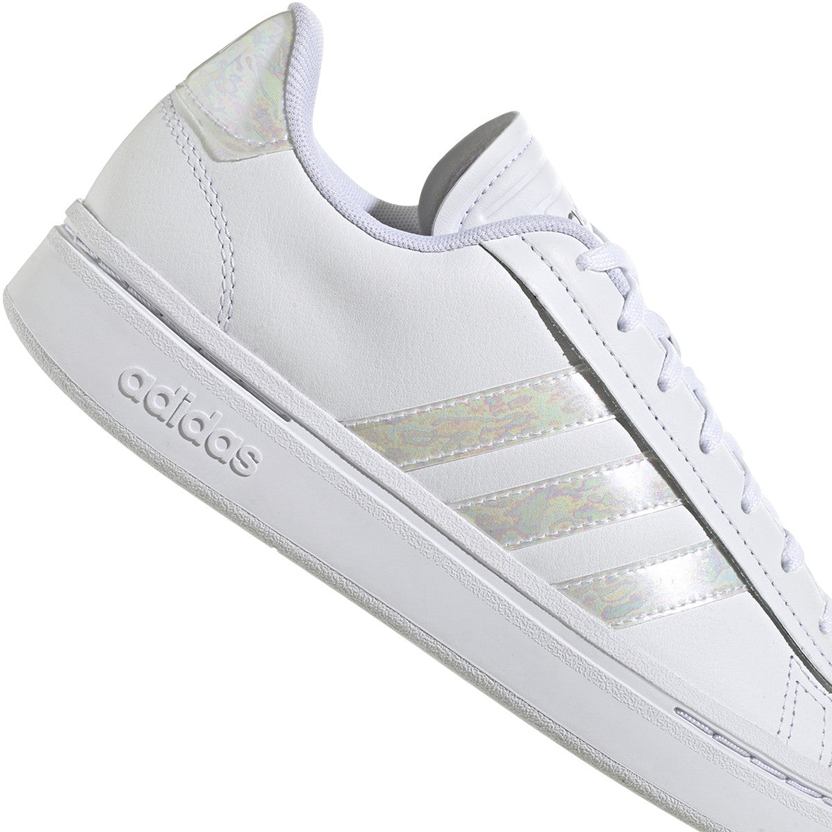 adidas Grand Court Alpha Womens Tennis Shoe with Silver