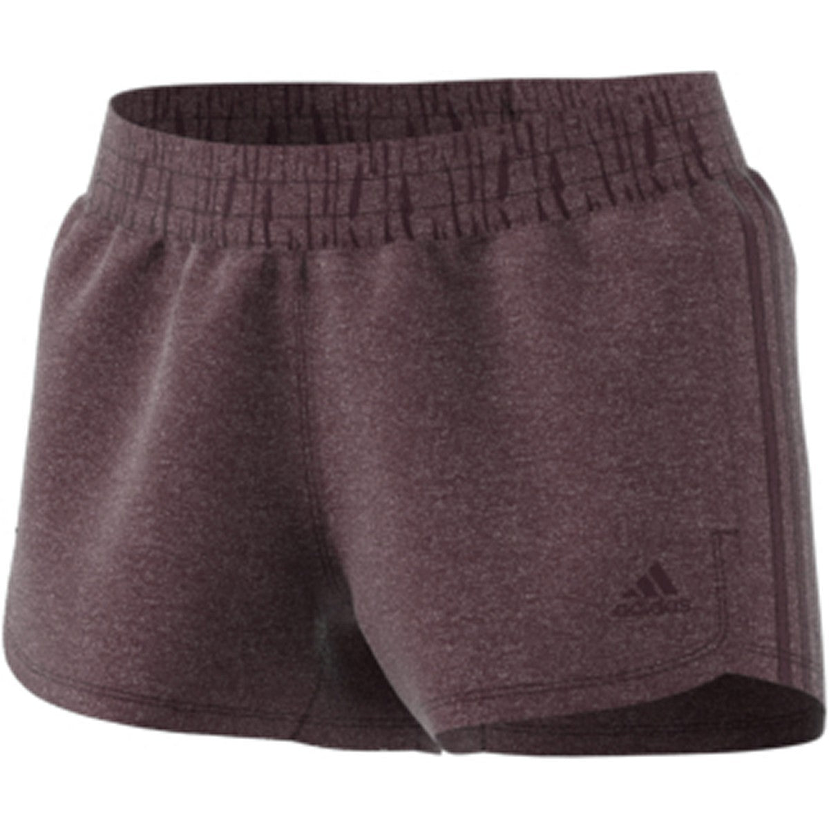 adidas Heather Woven Pacer 3-Stripe Womens Training Shorts