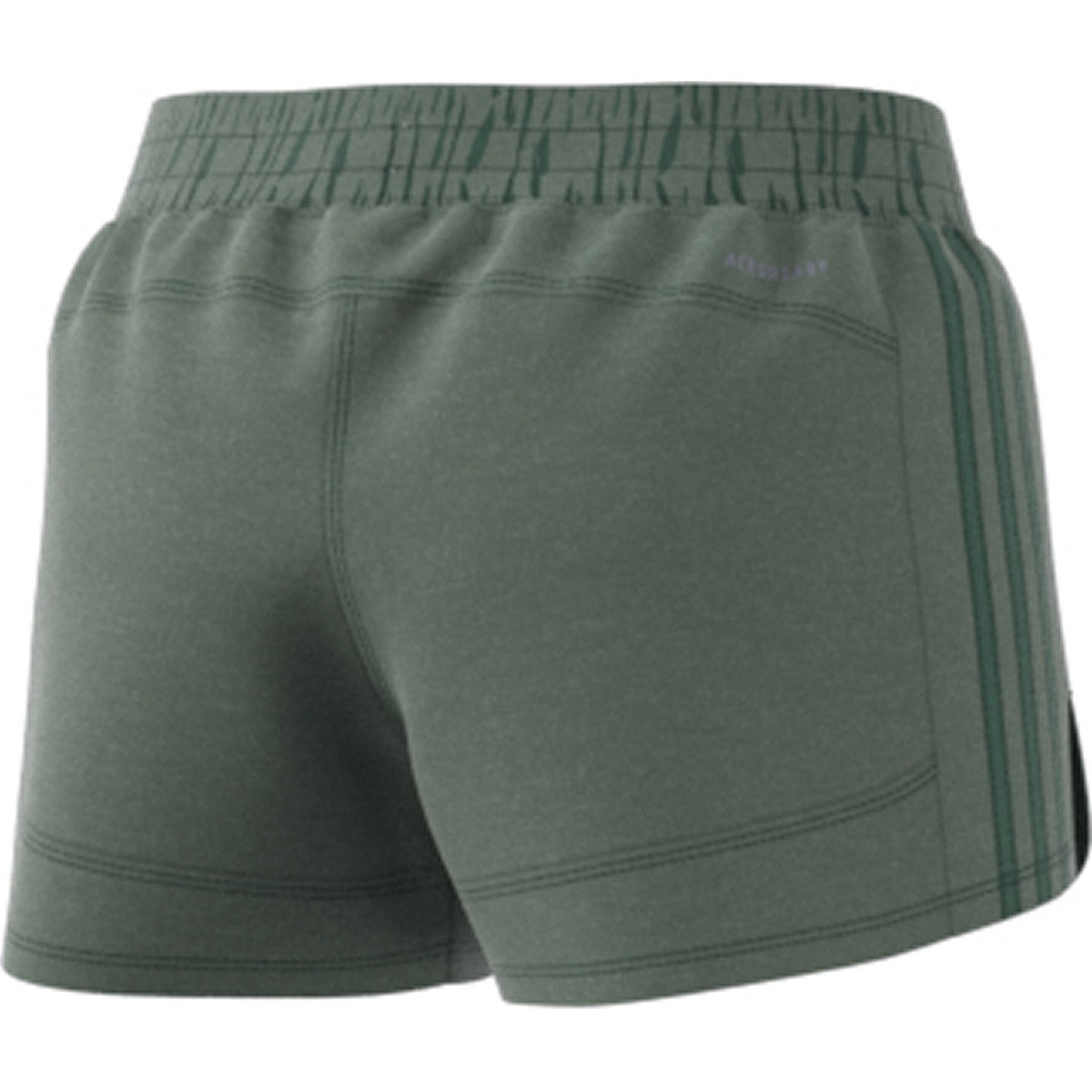adidas Heather Woven Pacer 3-Stripe Womens Training Shorts