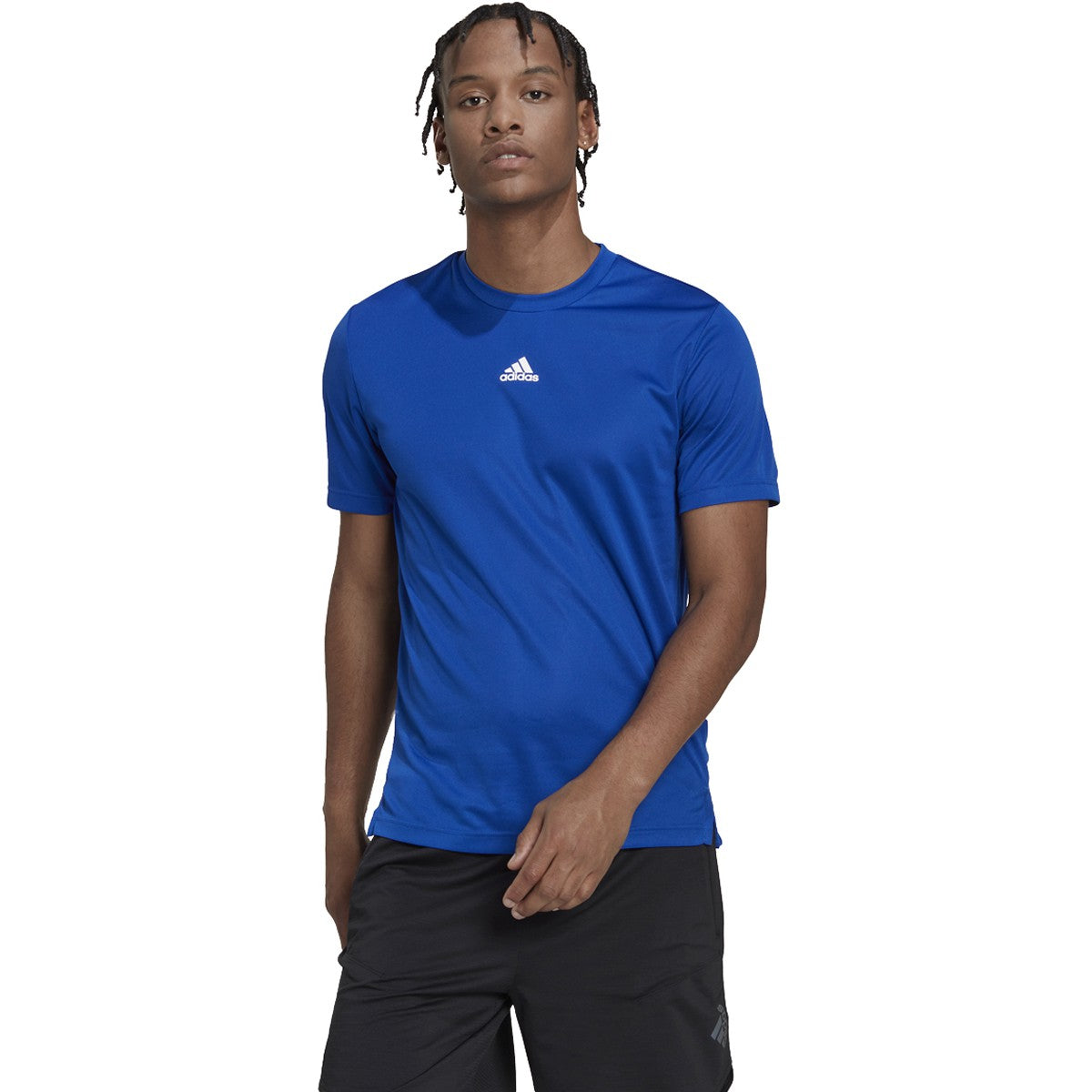 adidas HIIT Back 3 Stripes Mens Training Tee