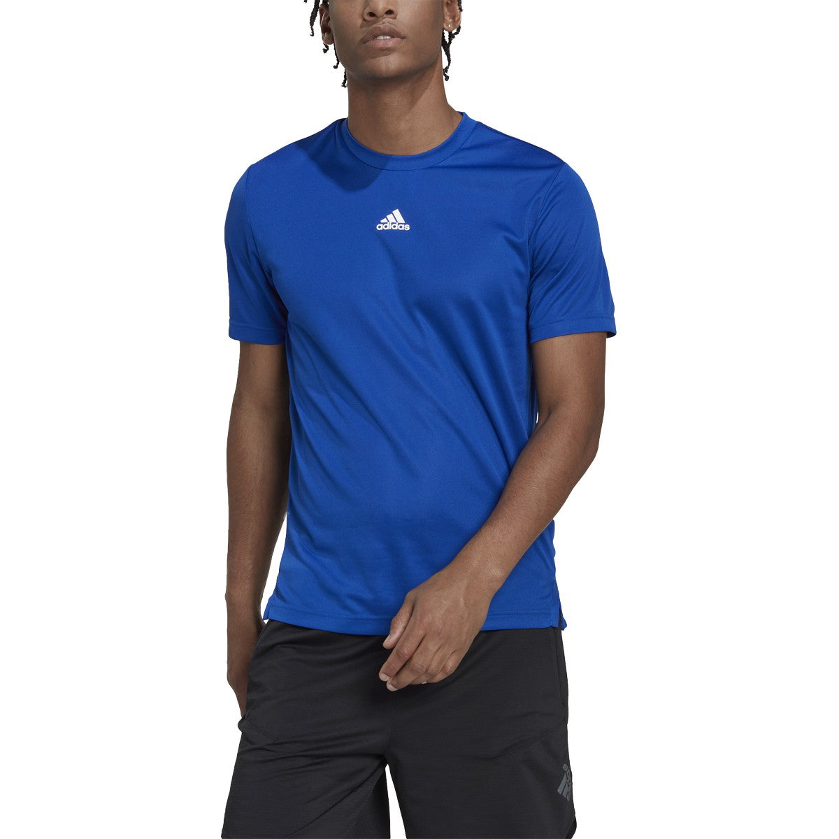 adidas HIIT Back 3 Stripes Mens Training Tee