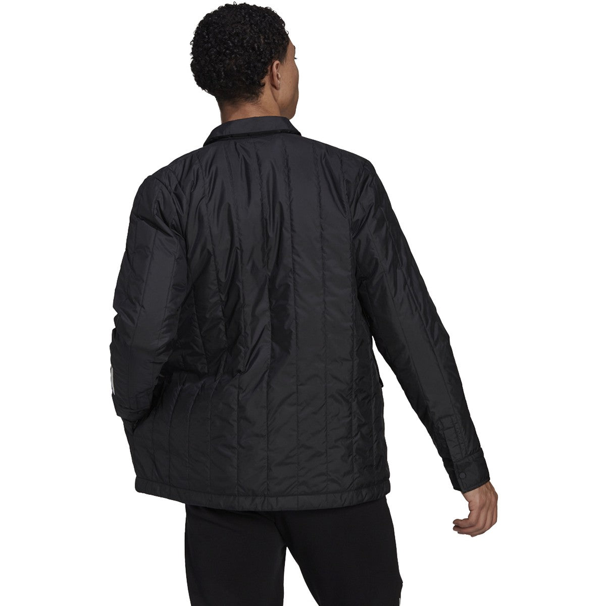 adidas Itavic 3-Stripe Lite Shirt Jacket - Mens Outdoor