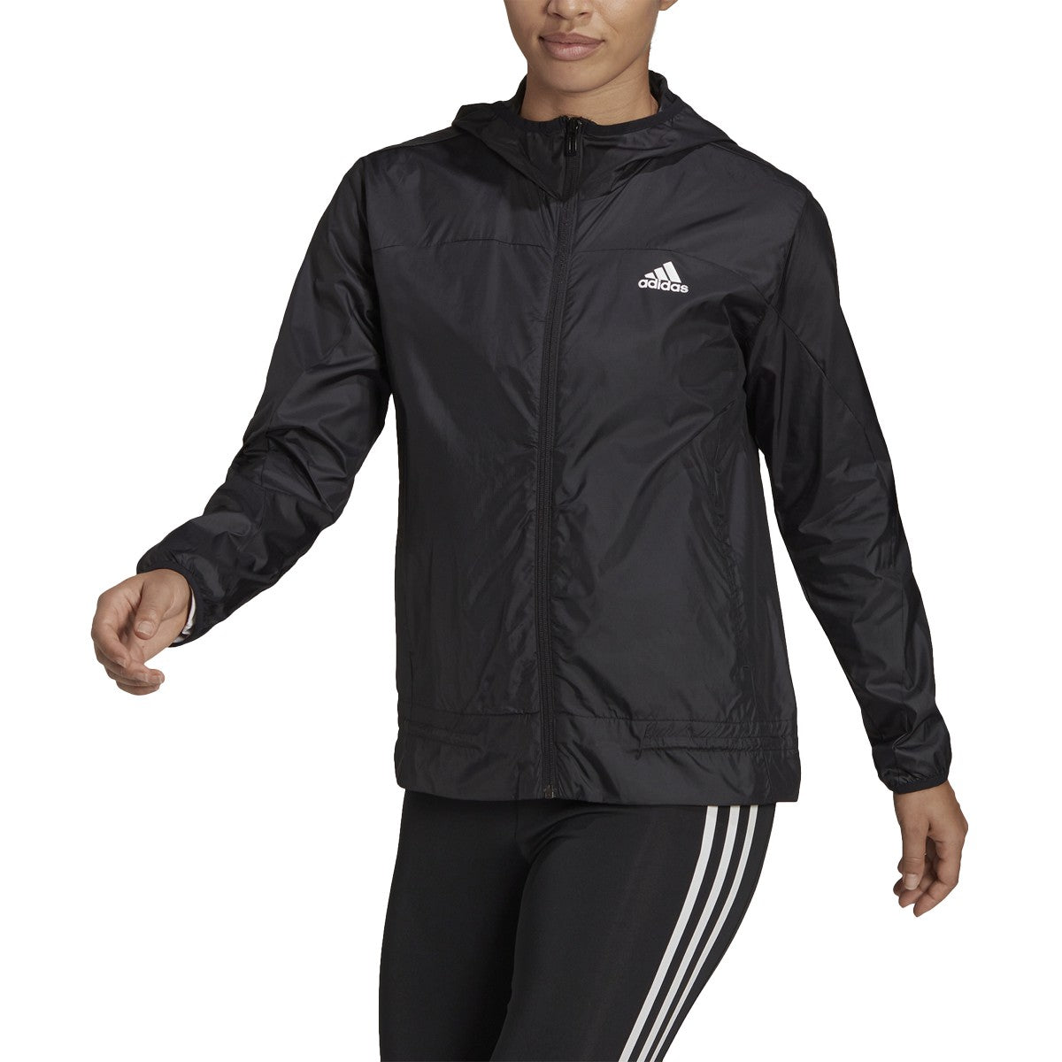 adidas Logo Womens Running Windbreaker