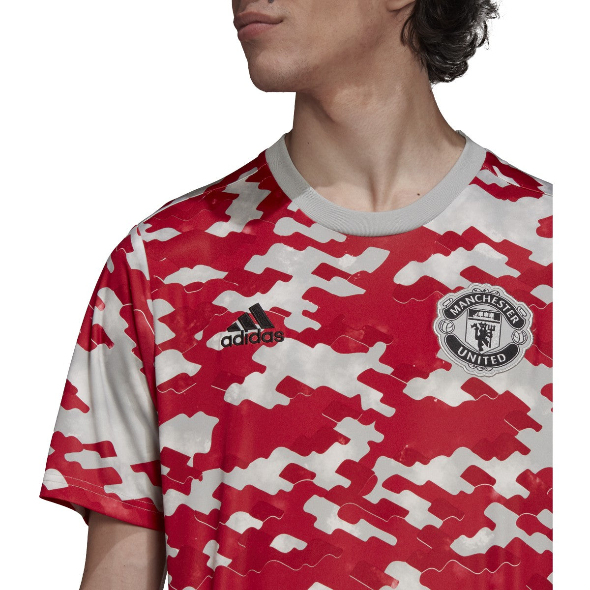 adidas Manchester United 21-22 Pre-Match Jersey - Mens Soccer