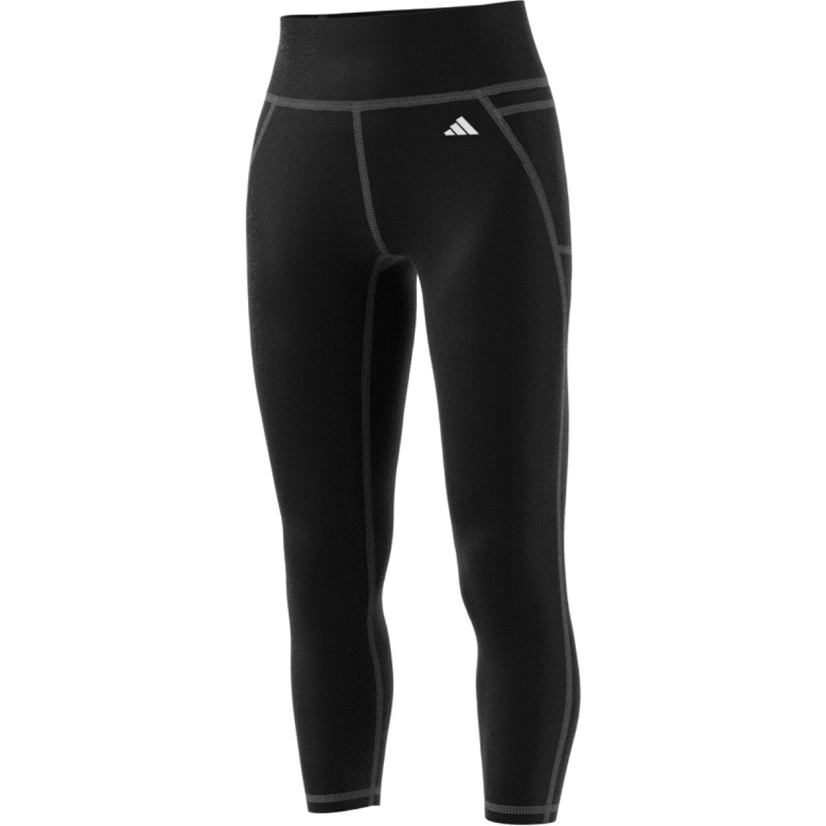 adidas Optime Stash Pocket High Waisted Seven Eighths Womens Training Leggings